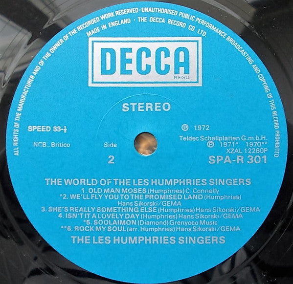 Les Humphries Singers : The World Of The Les Humphries Singers (LP, Comp)