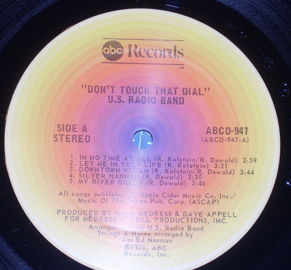 U.S. Radio Band : Don't Touch That Dial (LP, Album, Snt)