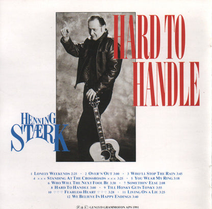 Henning Stærk : Hard To Handle (CD, Album)