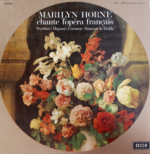 Marilyn Horne : Chante L'Opéra Français (LP)