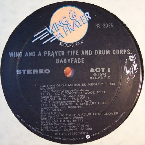 Wing And A Prayer Fife And Drum Corps. : Babyface (LP, Album, Mon)