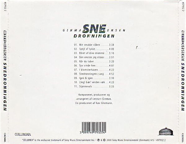 Ginman/Jørgensen : Snedronningen (CD, Album)