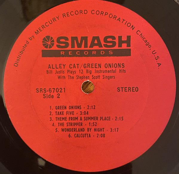 Bill Justis : Alley Cat / Green Onions: Bill Justis Plays 12 Big Instrumental Hits (LP, Album)