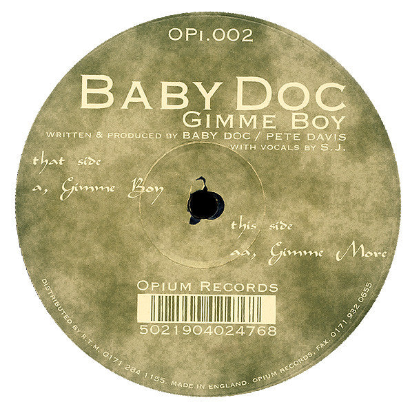 Baby Doc : Gimme Boy (12")