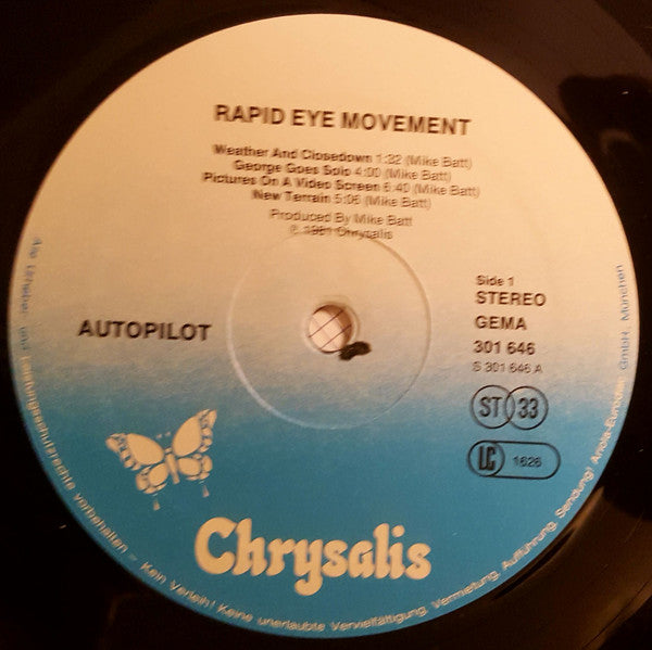 Autopilot (6) : Rapid Eye Movements (2xLP, Album, Gat)