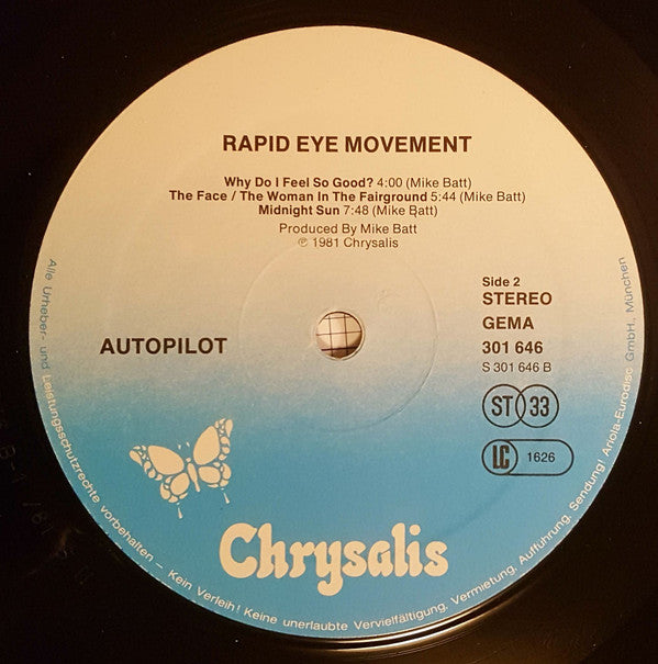 Autopilot (6) : Rapid Eye Movements (2xLP, Album, Gat)