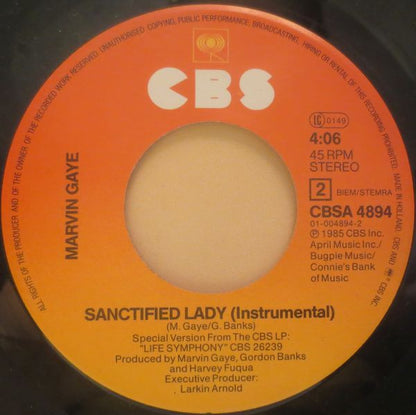 Marvin Gaye : Sanctified Lady (7", Single)