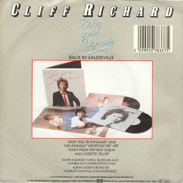 Cliff Richard : Baby You're Dynamite (7", Single)