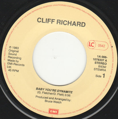 Cliff Richard : Baby You're Dynamite (7", Single)