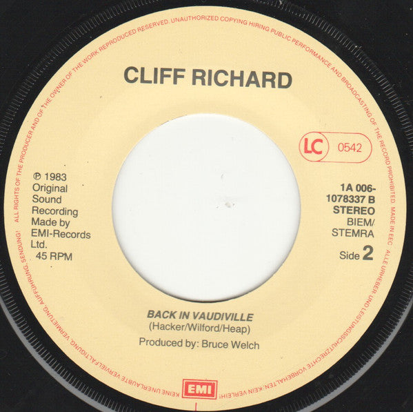 Cliff Richard : Baby You're Dynamite (7", Single)