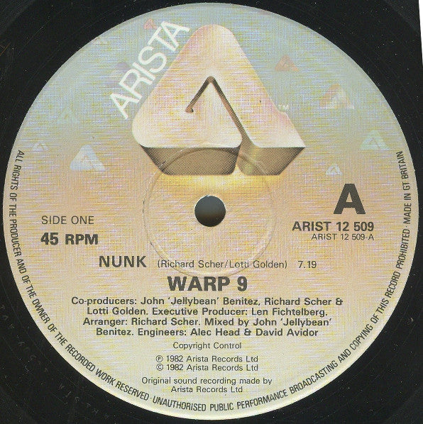 Warp 9 : Nunk (12")