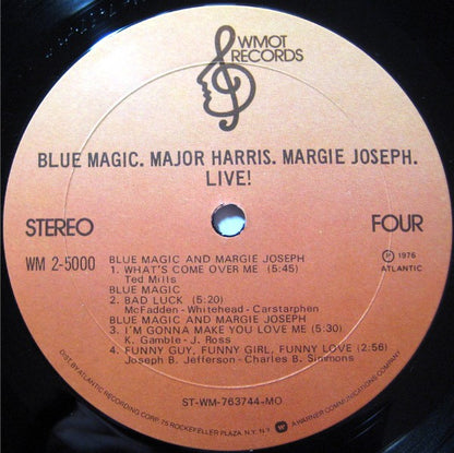 Blue Magic / Major Harris / Margie Joseph : Live! (2xLP, Album, MO )