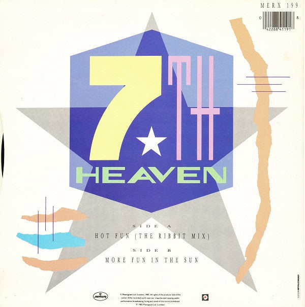 7th Heaven (6) : Hot Fun (12", Single)