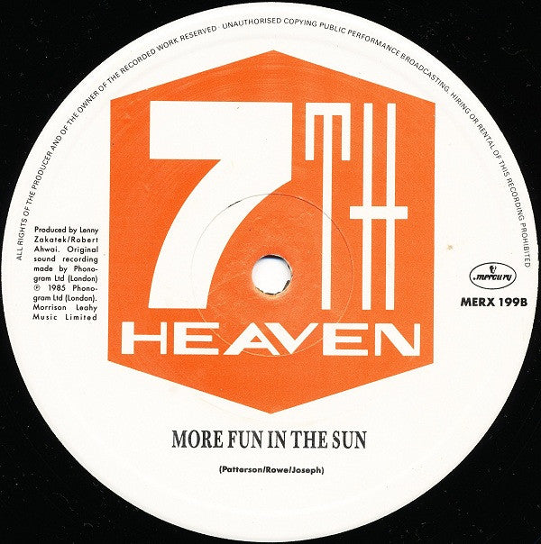 7th Heaven (6) : Hot Fun (12", Single)