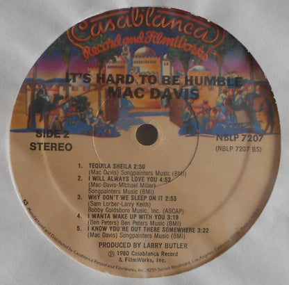 Mac Davis : It's Hard To Be Humble (LP, Album, 53 )