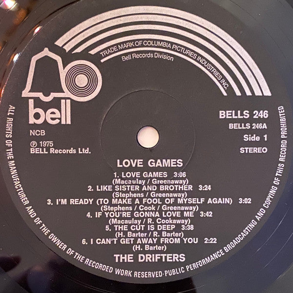 The Drifters : Love Games (LP, Album)