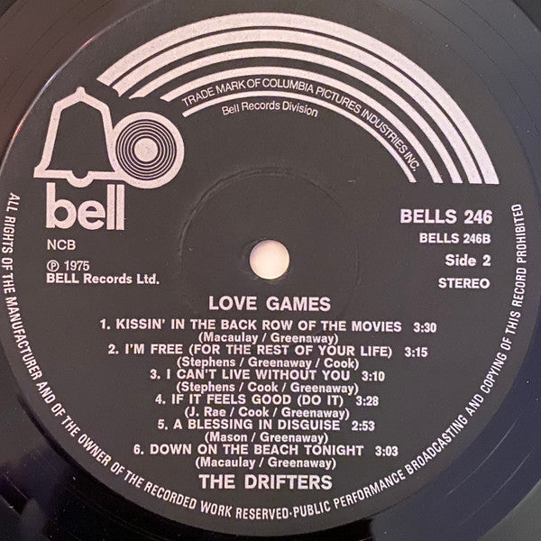 The Drifters : Love Games (LP, Album)