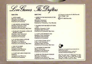 The Drifters : Love Games (LP, Album)