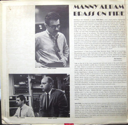 Manny Albam : Brass On Fire (LP, Album, Gat)