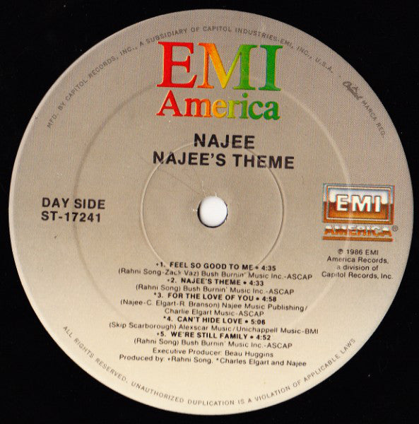 Najee : Najee's Theme (LP, Album)