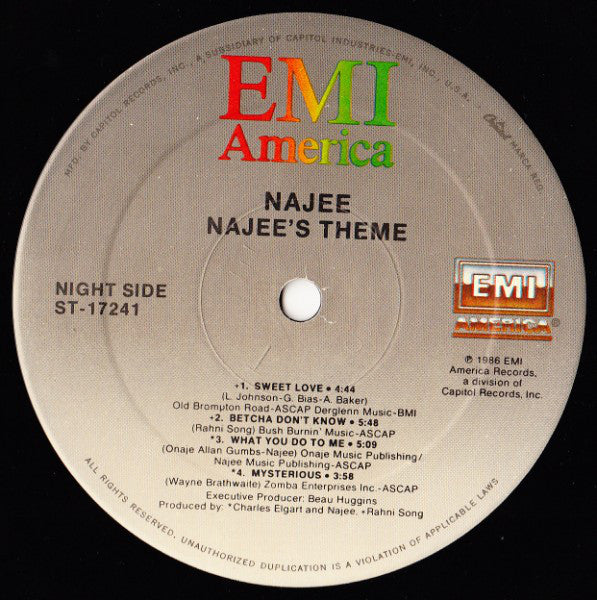 Najee : Najee's Theme (LP, Album)