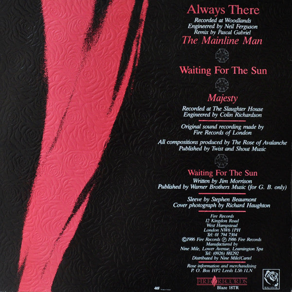 The Rose Of Avalanche : Always There (The Mainline Mix) (12", Single, Ltd)