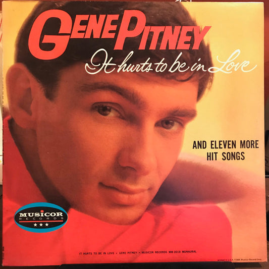 Gene Pitney : It Hurts To Be In Love (LP, Album, Mono)