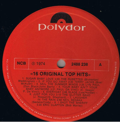 Various : 16 Original Top Hits (LP, Comp)