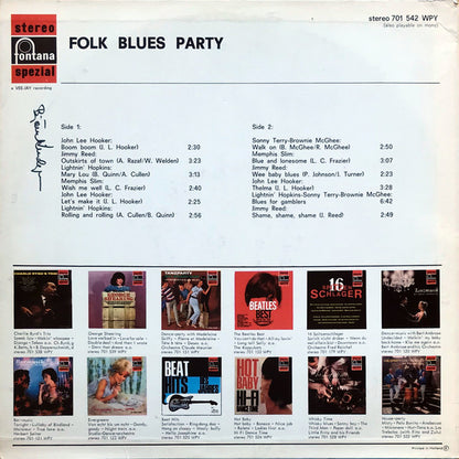 Various : Folk Blues Party (LP, Comp)