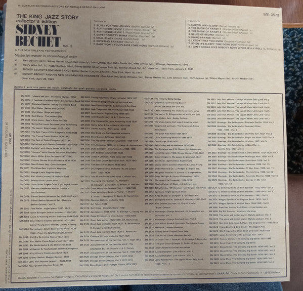 Sidney Bechet And His New Orleans Feetwarmers : Sidney Bechet Vol. 2 - Master By Master In Chronological Order (1940-1941) (LP, Comp)