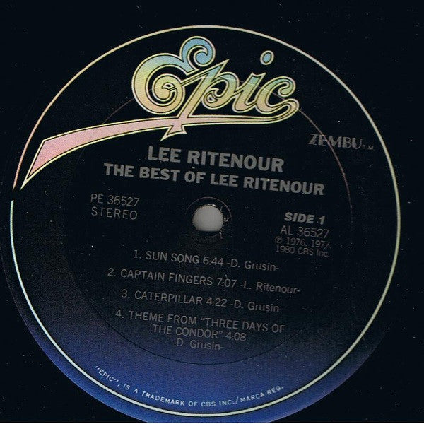 Lee Ritenour : The Best Of Lee Ritenour (LP, Comp, RE)