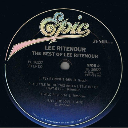 Lee Ritenour : The Best Of Lee Ritenour (LP, Comp, RE)