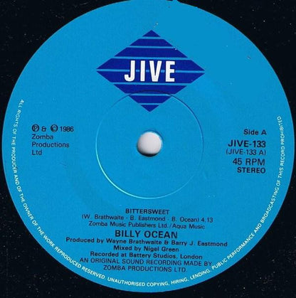 Billy Ocean : Bittersweet (7")