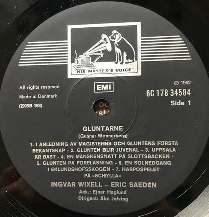 Gunnar Wennerberg, Ingvar Wixell, Erik Saedén : Gluntarne (2xLP, Comp)