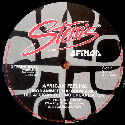 Mohammed Malcolm Ben & His African Feeling Organisation : African Feeling (LP, Album)