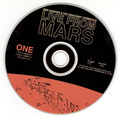 Ben Harper & The Innocent Criminals : Live From Mars (2xCD, Album, Gat)