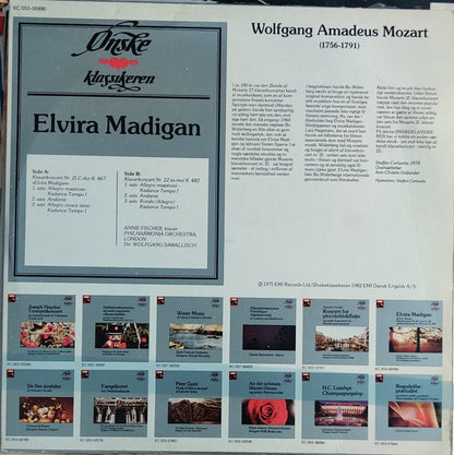 Wolfgang Amadeus Mozart, Annie Fischer / Wolfgang Sawallisch / Philharmonia Orchestra : Elvira Madigan (LP)