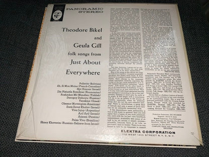 Theodore Bikel And Geula Gill : Theodore Bikel And Geula Gill Sing Folk Songs From Just About Everywhere (LP, Album)