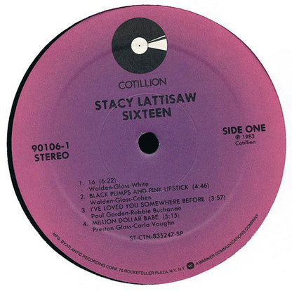 Stacy Lattisaw : Sixteen (LP, Album, SP)