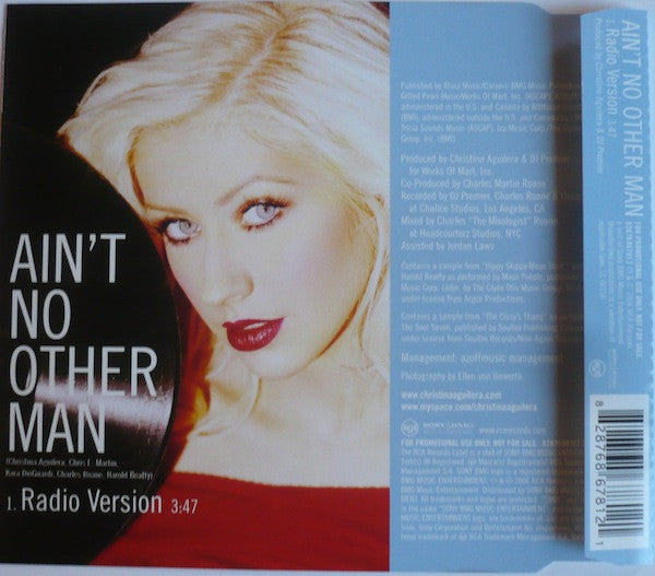 Christina Aguilera : Ain't No Other Man (CD, Single, Promo)