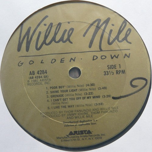 Willie Nile : Golden Down (LP, Album, Ter)