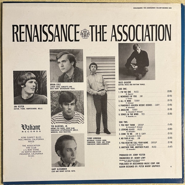 The Association (2) : Renaissance (LP, Album, Ter)