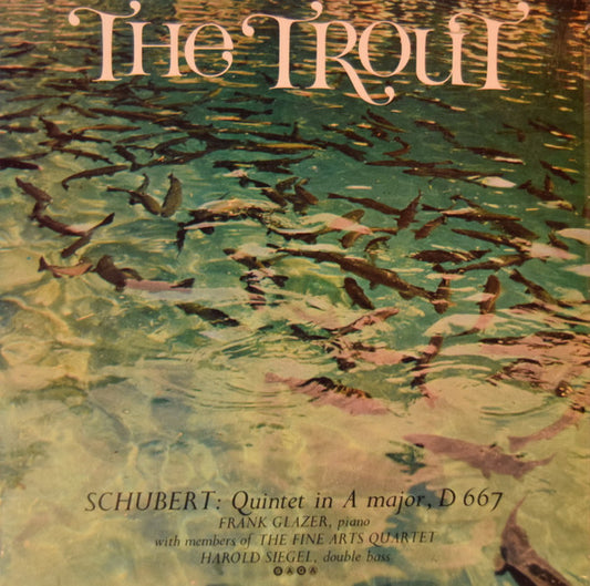 Franz Schubert : The Trout (LP, Album, Mono, RE)