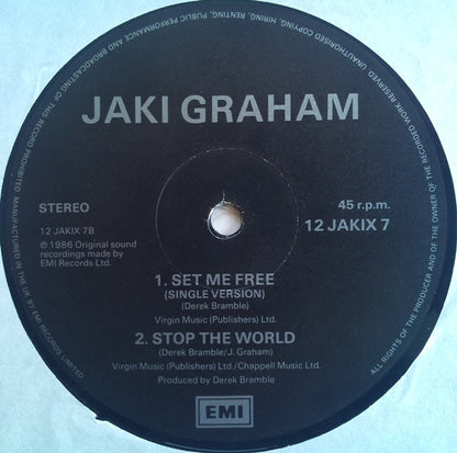 Jaki Graham : Set Me Free (Special Extended Remix) (12")