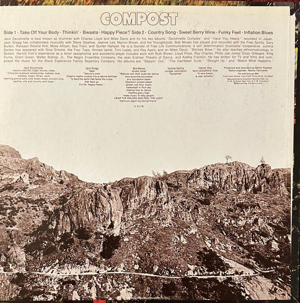 Compost (2) : Take Off Your Body (LP, Album, Ter)