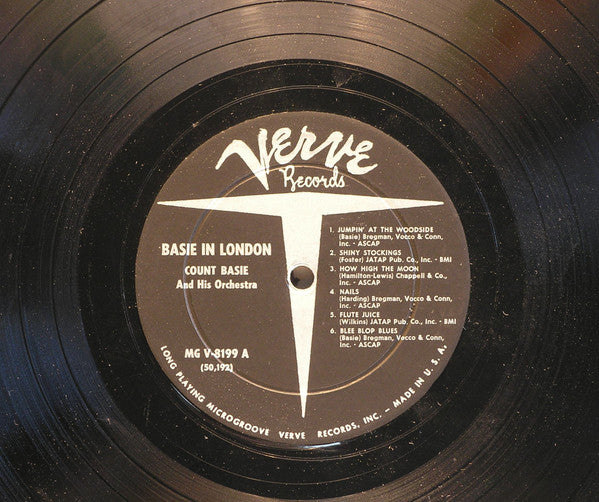 Count Basie Orchestra : Basie In London (LP, Album, Mono, RE)