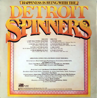 Spinners : Happiness Is Being With The Detroit Spinners (LP, Album)