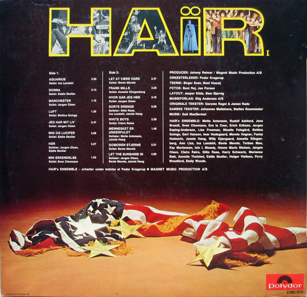 Hair's Ensemble : Hair (LP, Album)