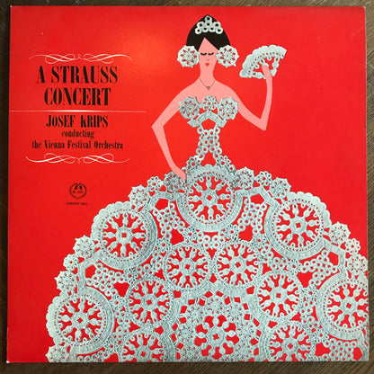 Johann Strauss Jr., Josef Krips Conducting Wiener Festspielorchester : A Strauss Concert (LP)