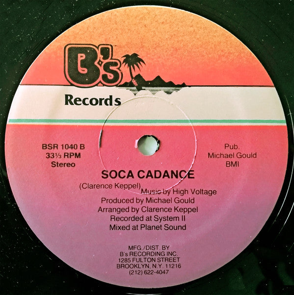 High Voltage (29), Minstrels (2) : Funky Soca (12", Single)